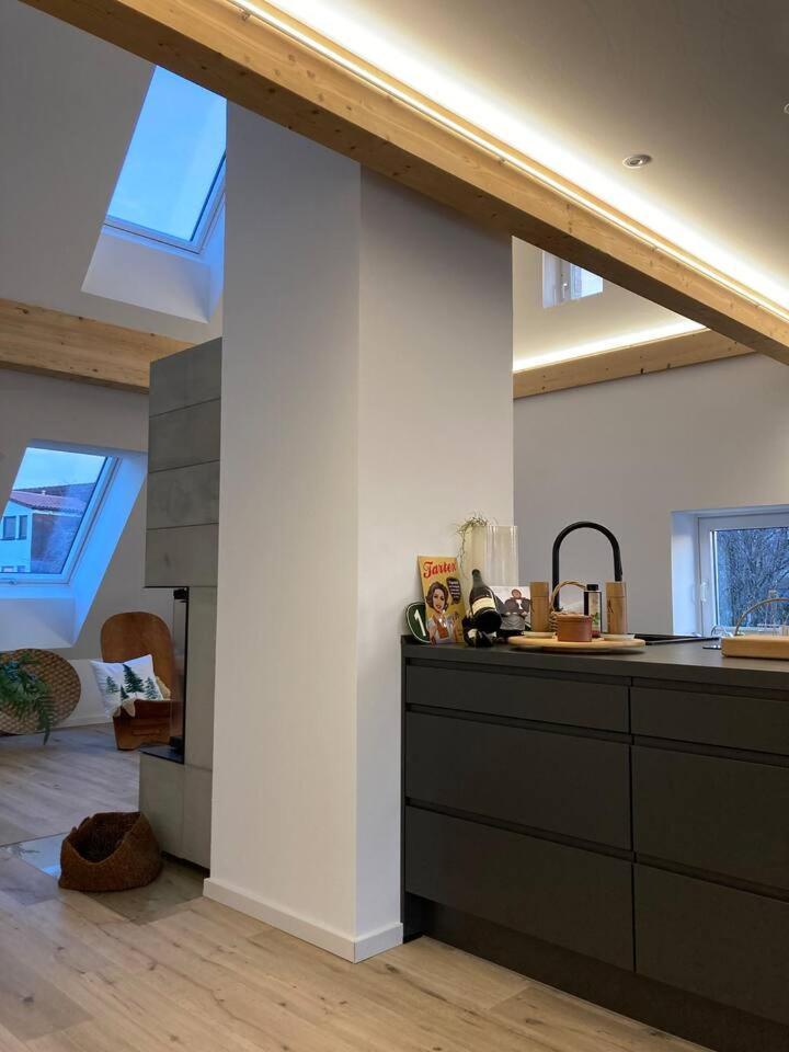 Neues Penthouse-Loft Mit Konuskarte Fuer Gratis Oepnv Apartment Ehrenkirchen Ngoại thất bức ảnh